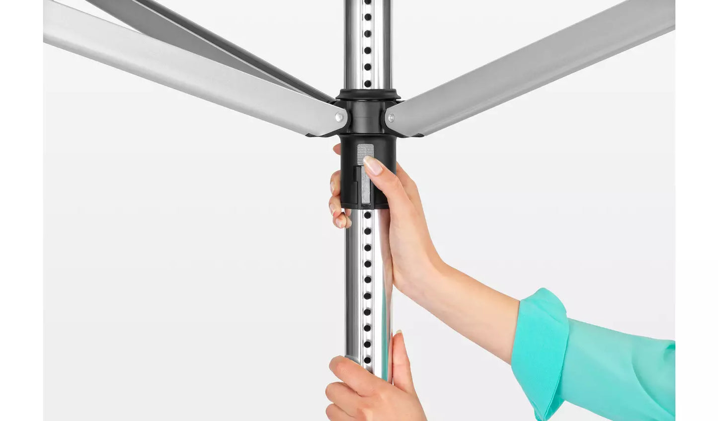 Brabantia 50m Lift-O-Matic Washing Line with Ground Spike