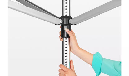 Brabantia 50m Lift-O-Matic Washing Line with Ground Spike