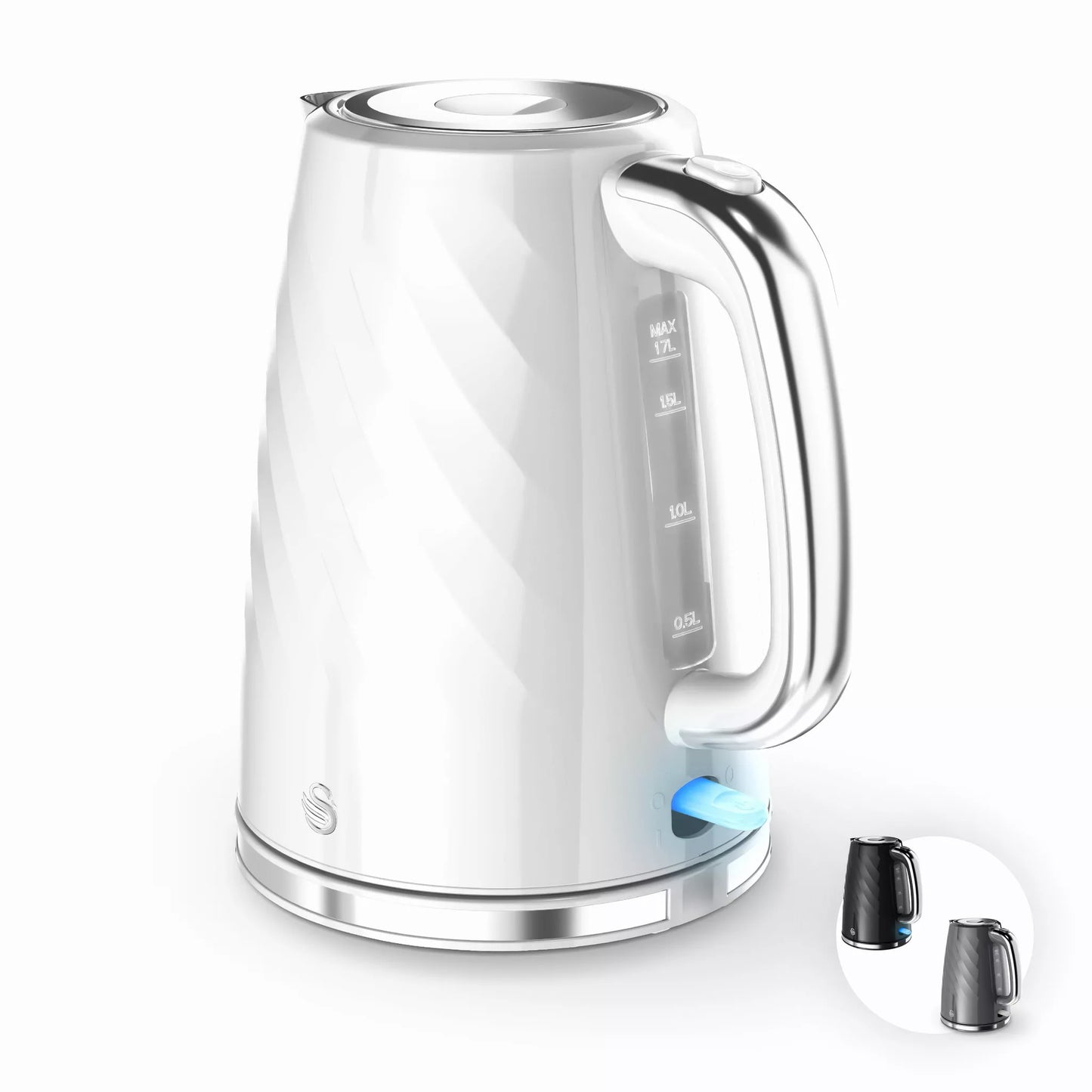 Swan  1.7 Litre Textured Windsor Kettle