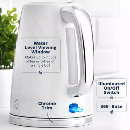 Swan  1.7 Litre Textured Windsor Kettle